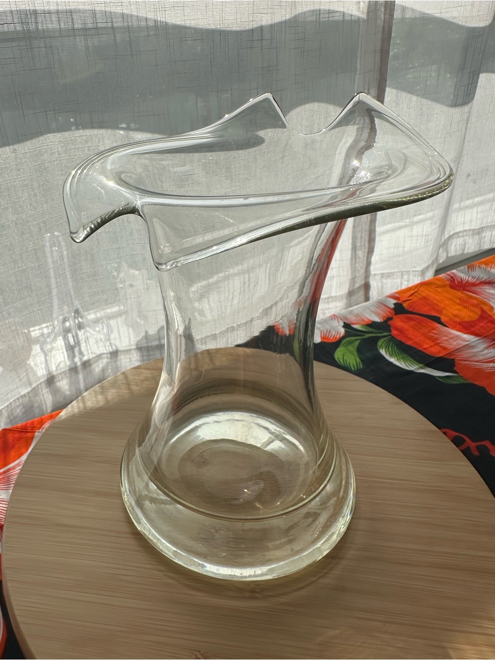 Vintage Art Glass Collar Vase Rastal Germany